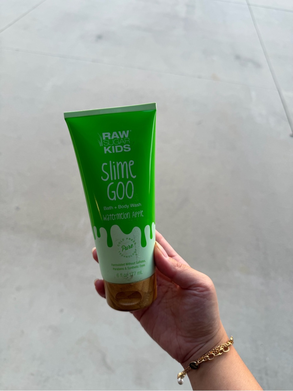 Raw Sugar Kids Slime Goo Bath + Body Wash - Watermelon Apple